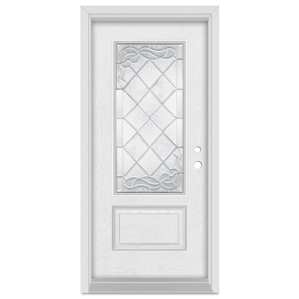 Stanley Doors 37 375 In X83 In Art Deco Lefthand Inswing 3 4 Lite
