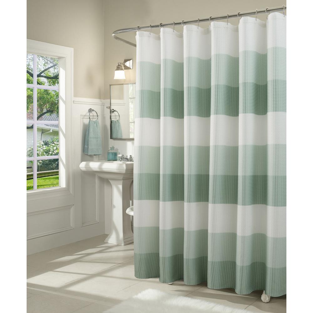 lime green shower curtain