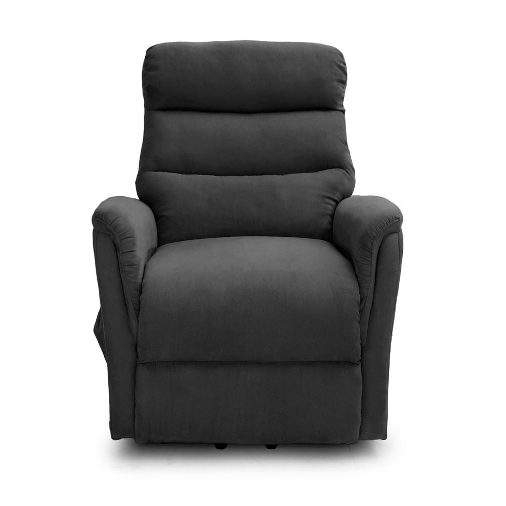 Lifesmart Calla Casa Ultra Comfort Lift Chair With Heat Massage And Remote In Smoke Gray Microfiber L6115f51 Gray The Home Depot