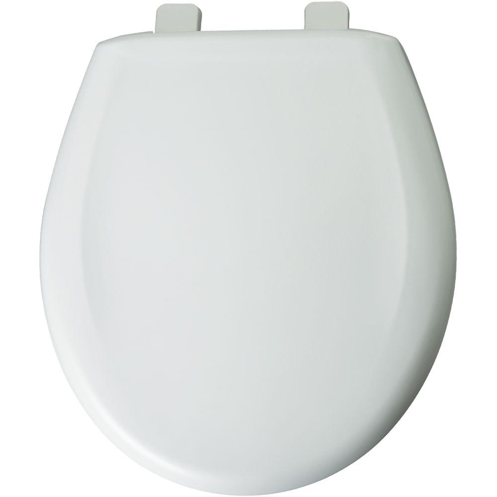 Church Round Closed Front Toilet Seat in White300TCA 000 The Home Depot