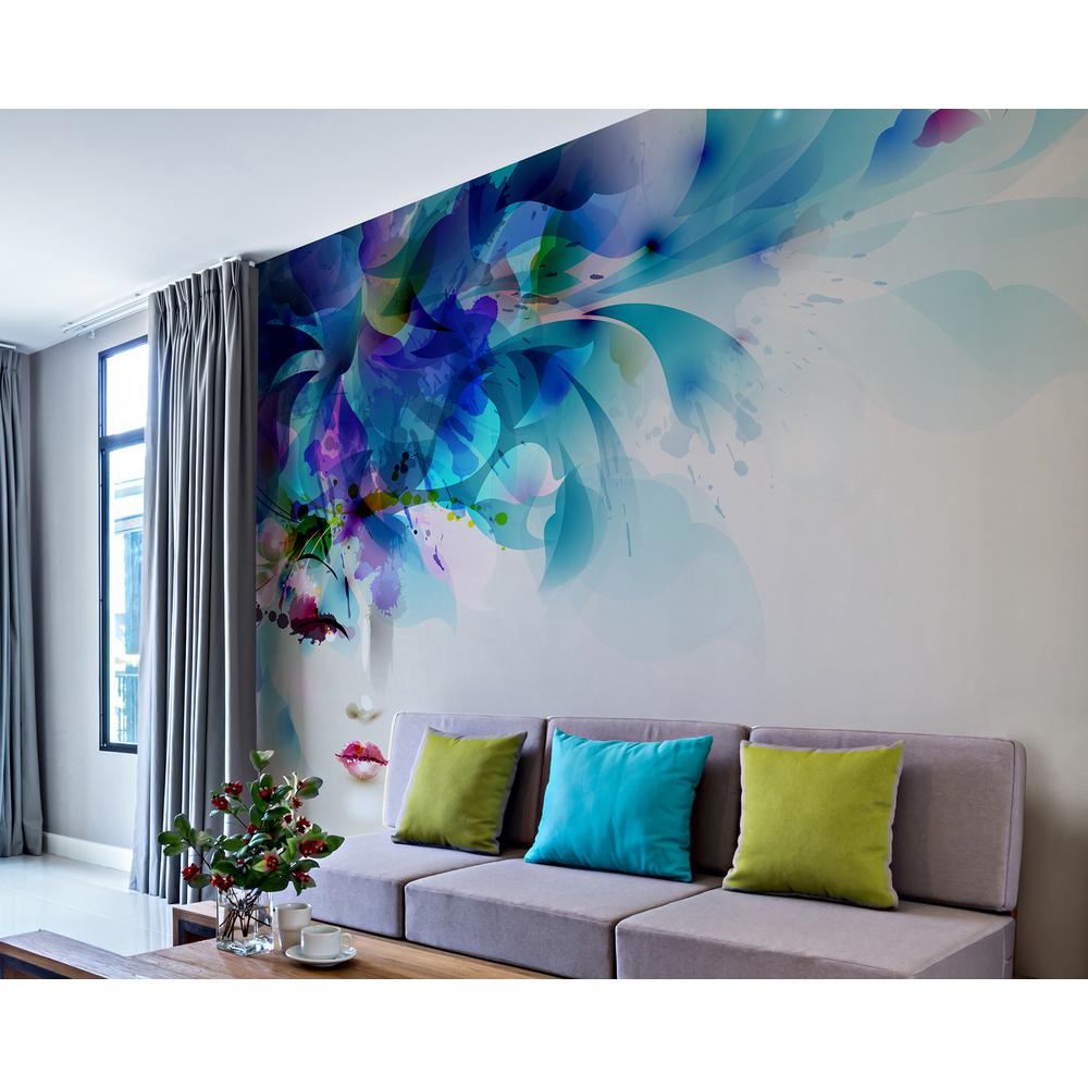 16 by 24 ArtWall Linda Parkers Brooklyn Bridge at Sunset Appeelz Removable Graphic Wall Art