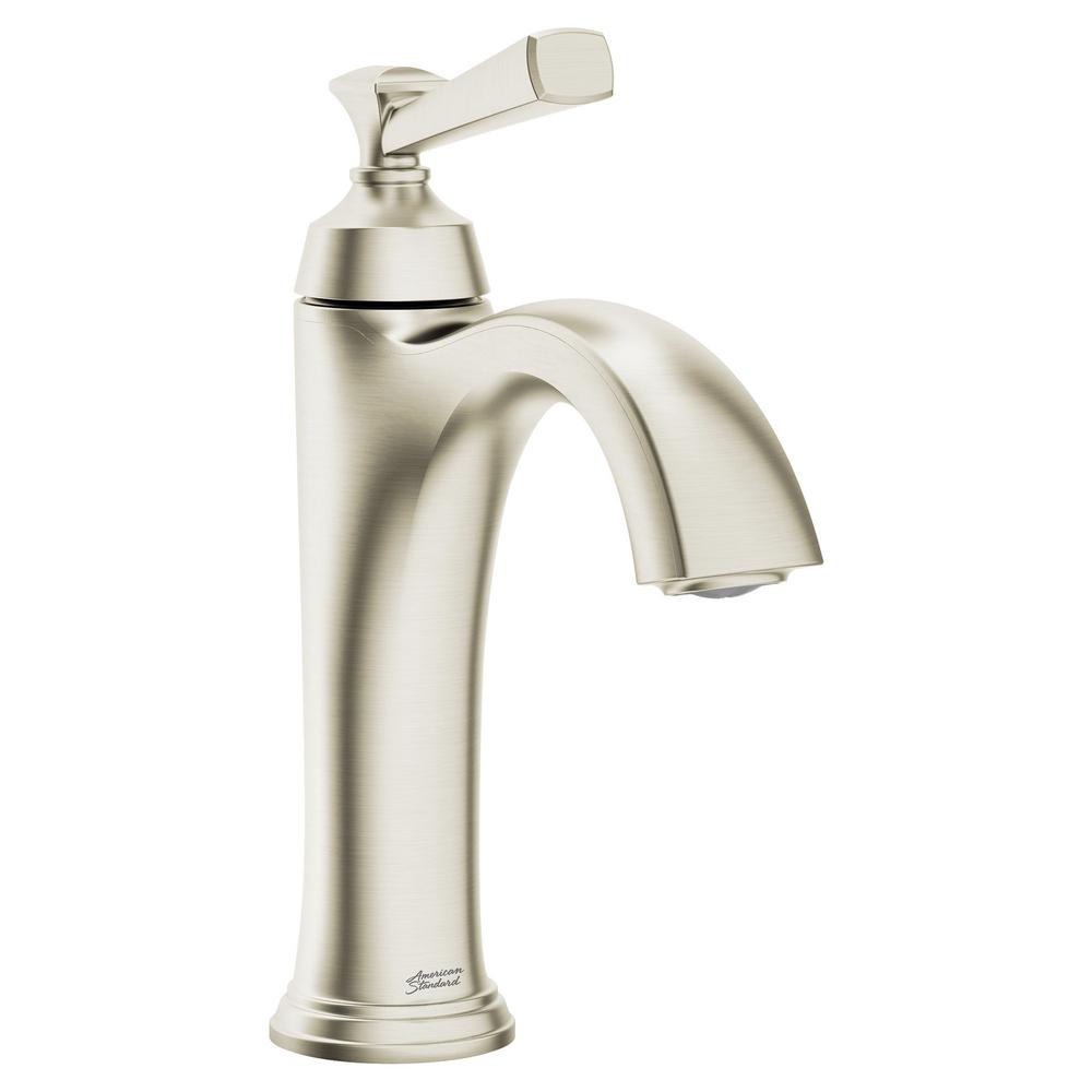 American Standard Rumson Single Hole Single-Handle Bathroom Faucet in Brushed Nickel