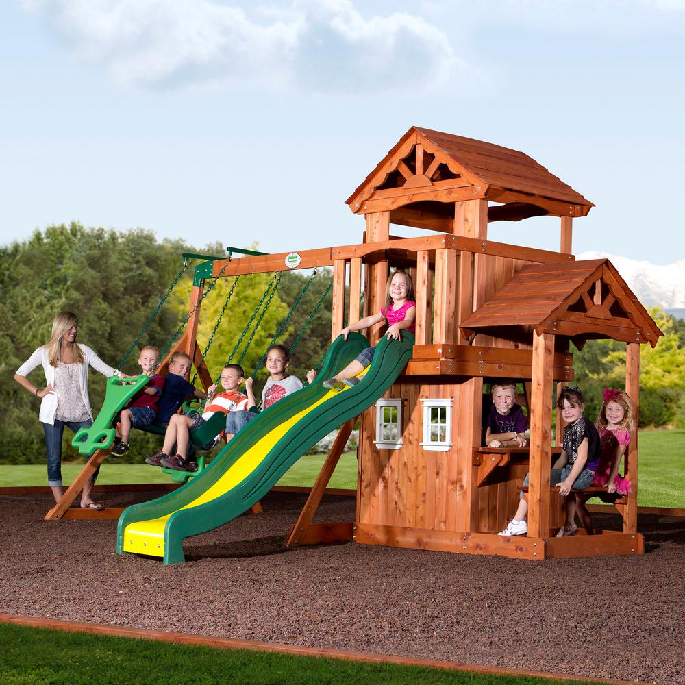 lakewood all cedar swing set