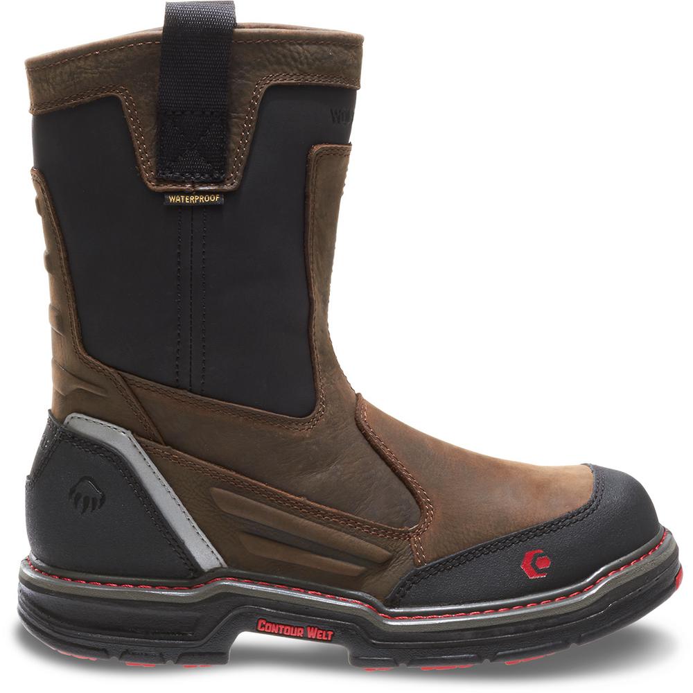 Wolverine Mens Overman Waterproof Wellington Work Boots Composite