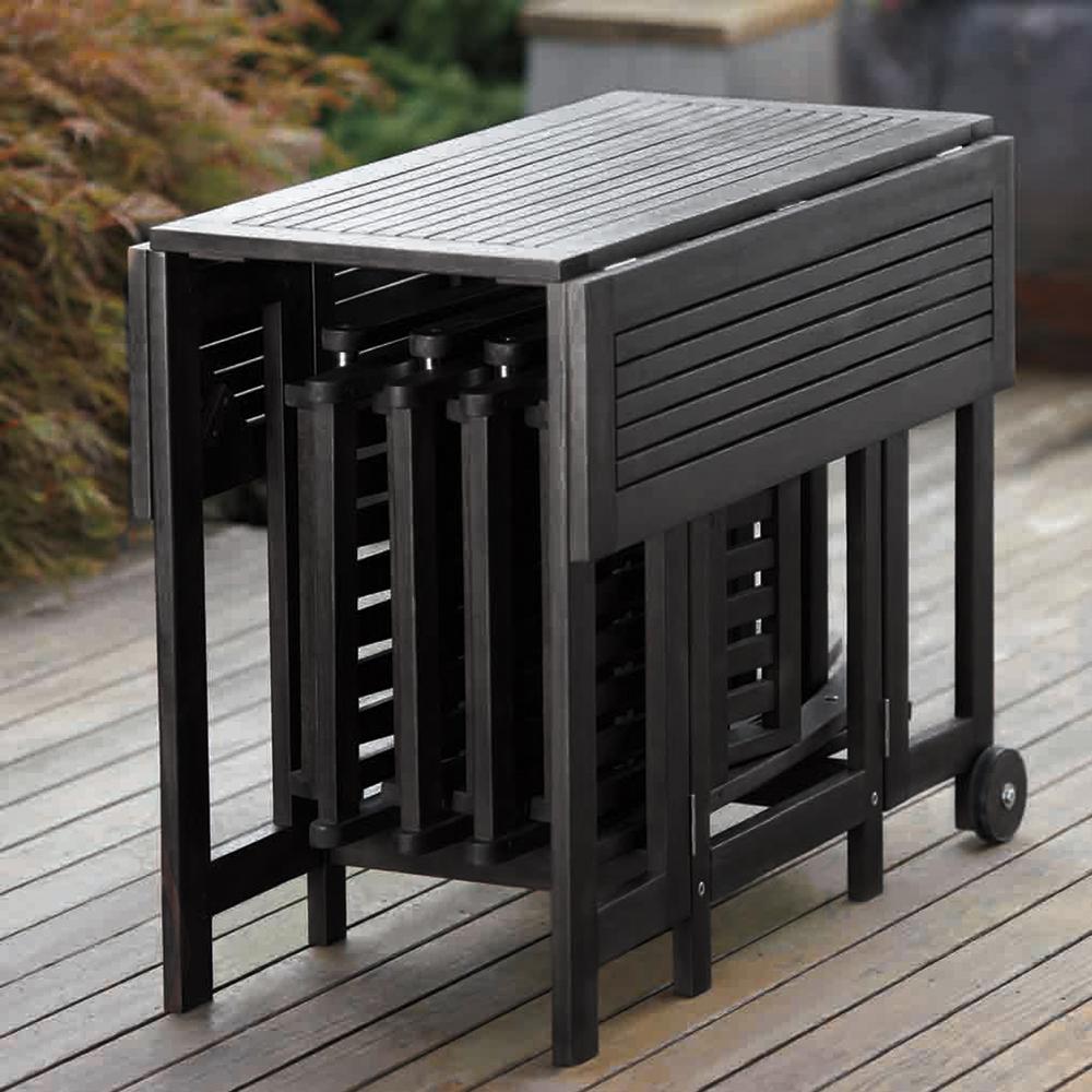 foldable outdoor dining set