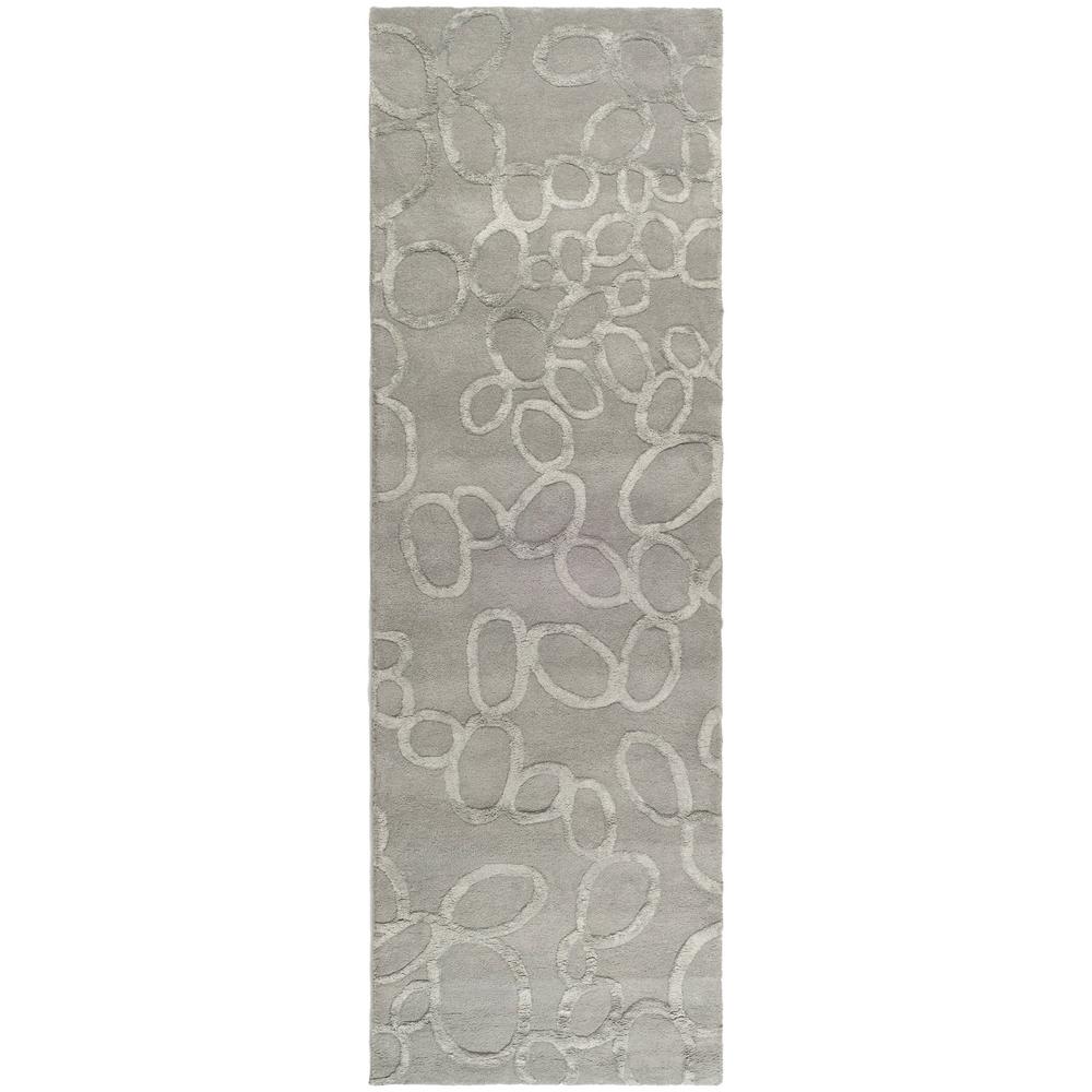 Safavieh Soho Gray 2 ft. 6 in. x 8 ft. RunnerSOH515A28 The Home Depot