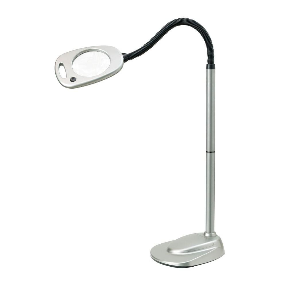 bench magnifier with light