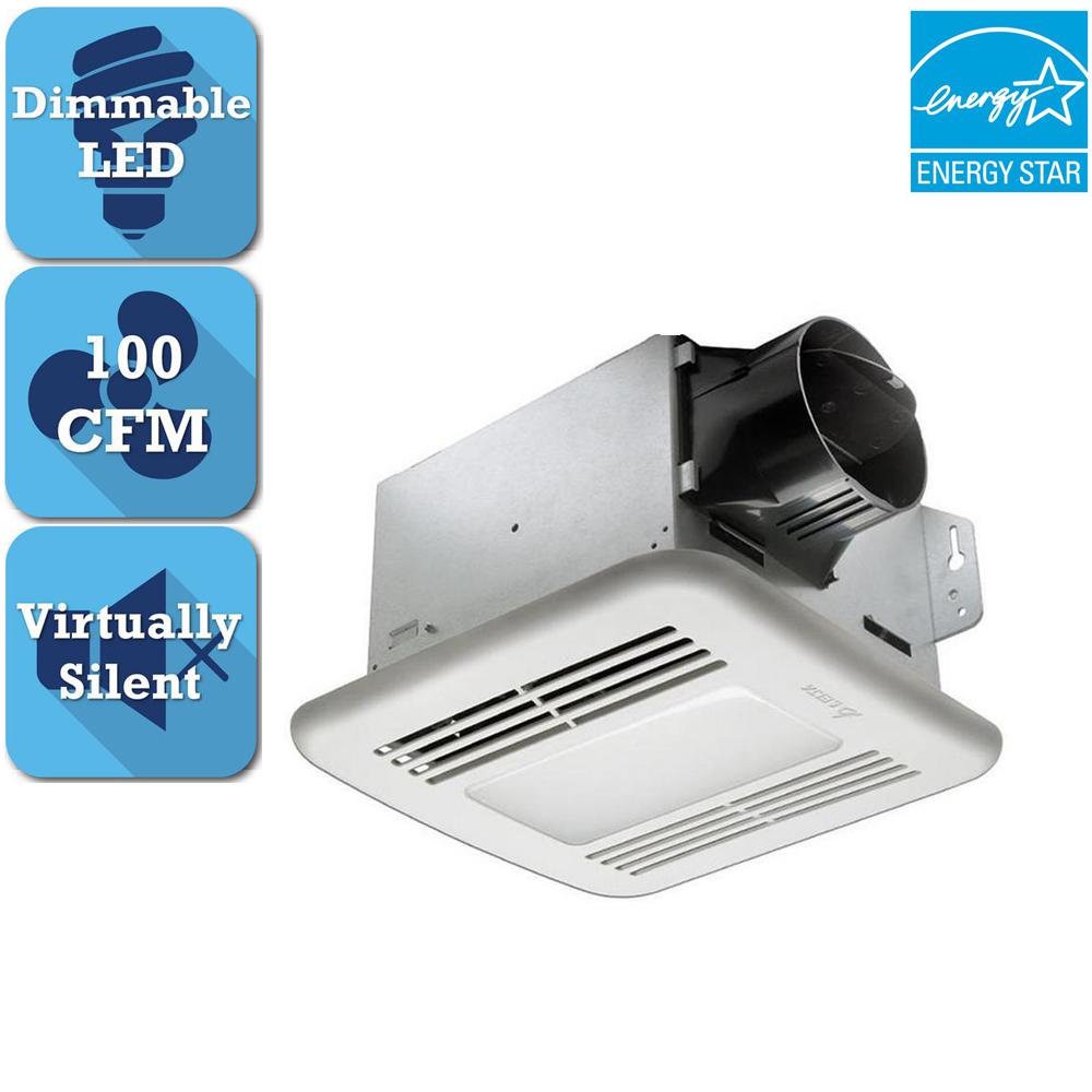 Delta Breez GreenBuilder Series 100 CFM Ceiling Bathroom Exhaust Fan