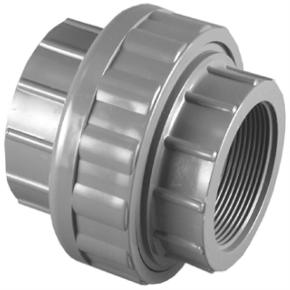 Charlotte Pipe 2 in. Schedule 80 Union FPT x FPT EPDM ORingsPVC 08810