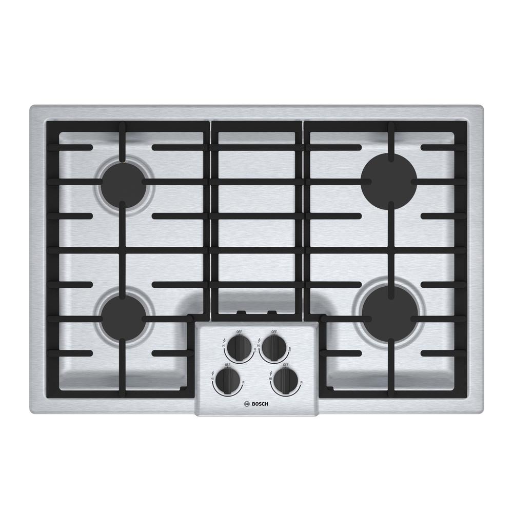 Bosch Stainless Steel Gas Cooktops Cooktops The Home Depot