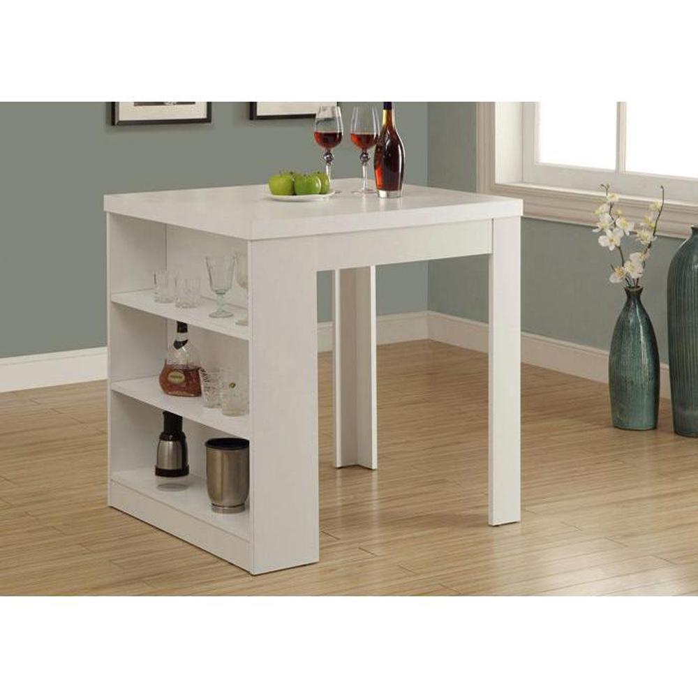 Monarch Specialties Counter Height Dining Table White ...