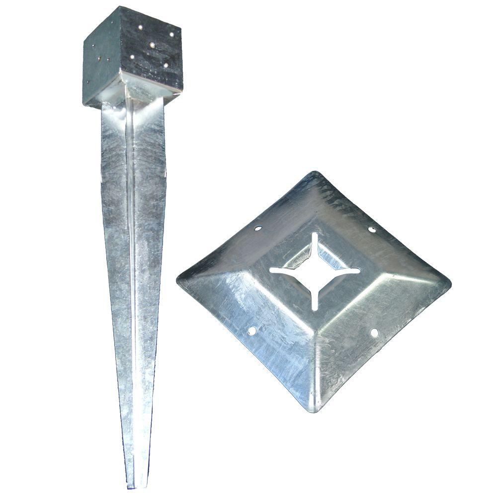 OzPost 6 x 6 Deck Foundation Set Singe Set30414 The Home Depot