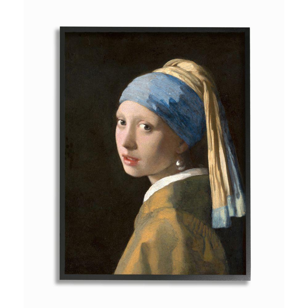 The Stupell Home Decor Collection 11 In X 14 In Vermeer Girl