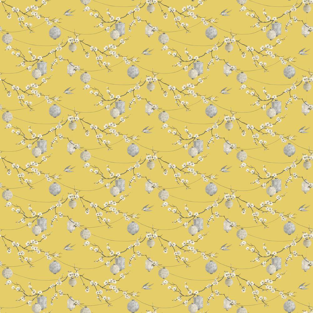Arthouse Chinese Garden Yellow Wallpaper 695401 The Home Depot