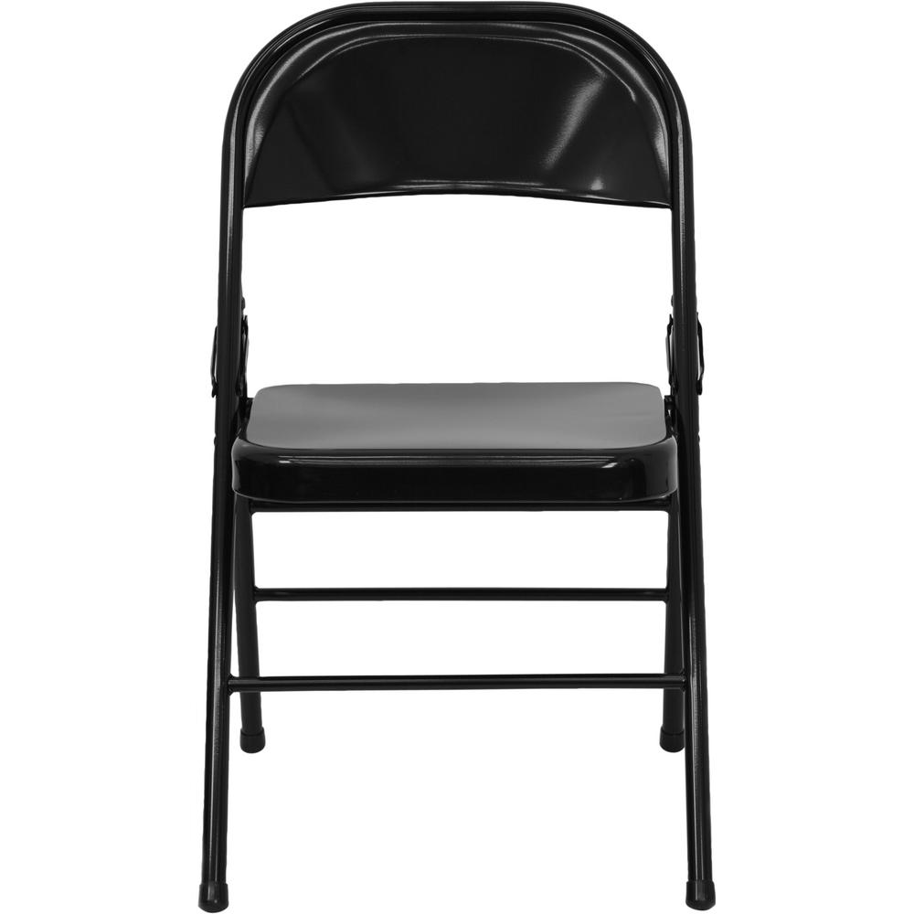 Carnegy Avenue Black Metal Folding Chair (2Pack)CGARB275031BLHD