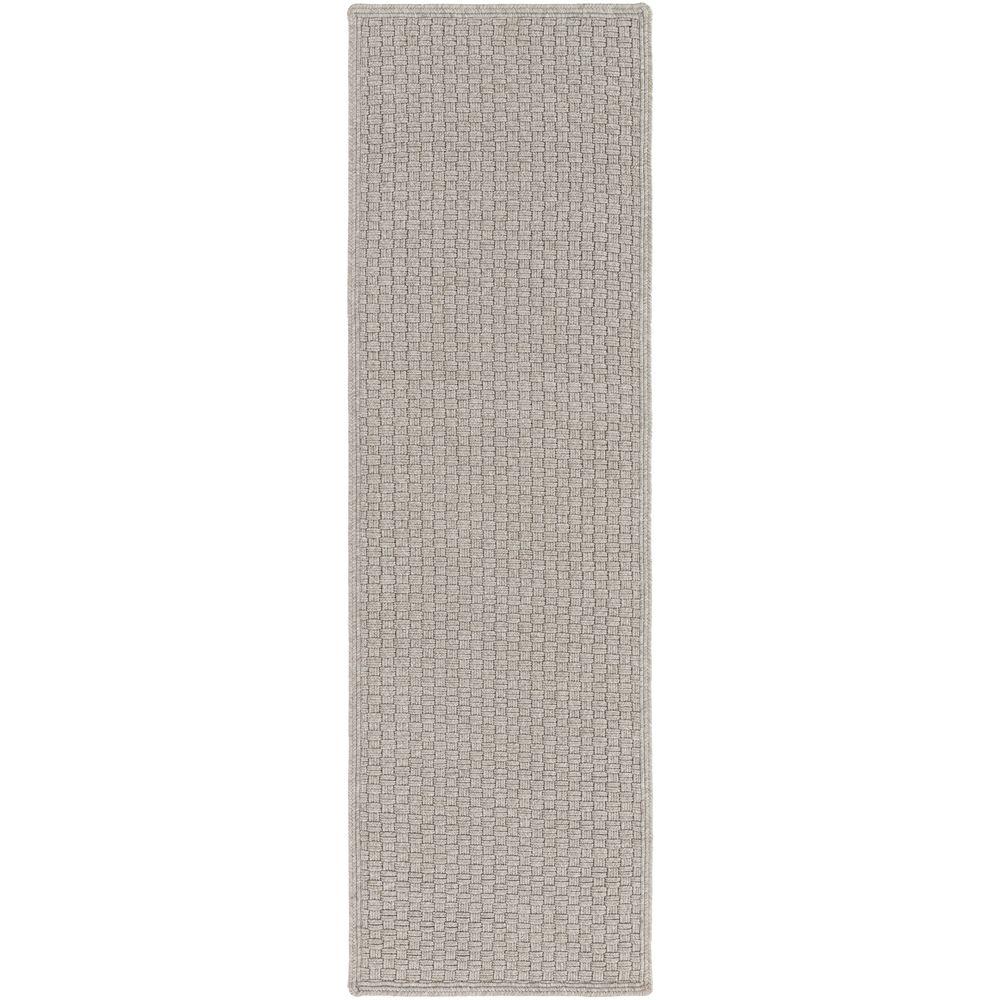 Artistic Weavers Caswell Light Gray 2 ft. 6 in. x 8 ft. Indoor/Outdoor Rug RunnerS00151004911