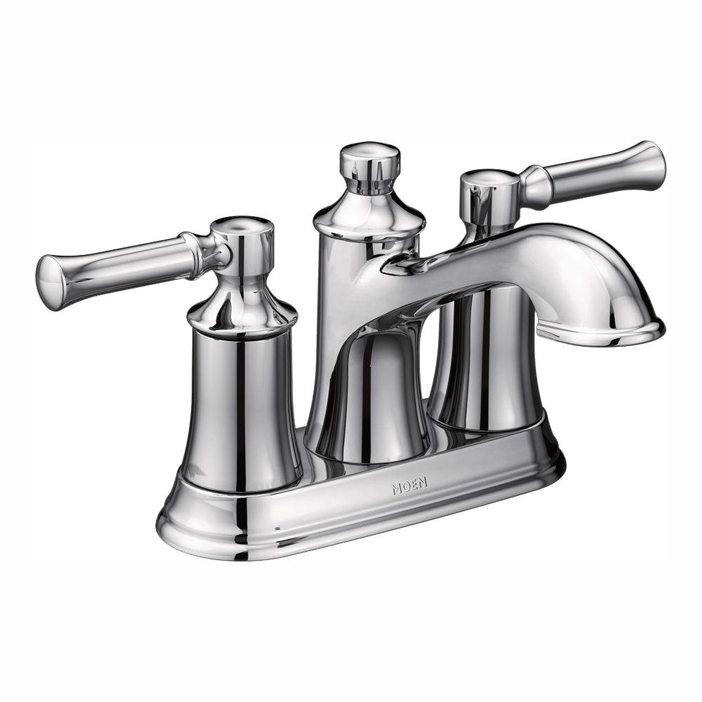 Moen Dartmoor 4 In Centerset 2 Handle Bathroom Faucet In Chrome