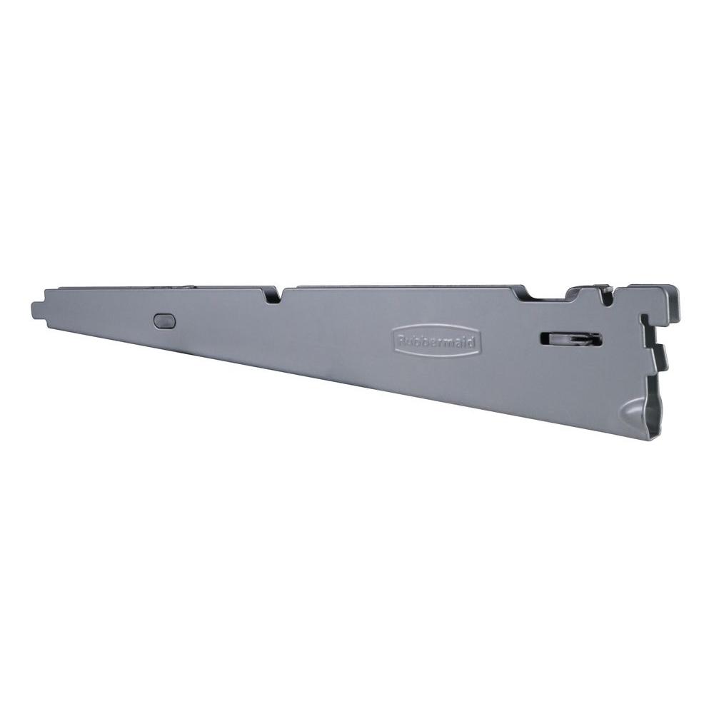 Rubbermaid FastTrack Garage 16 inch D Shelf Bracket with Speed Clips by Rubbermaid