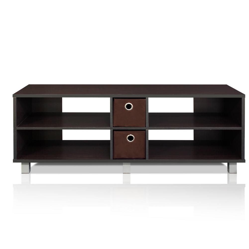 Furinno Ex Home Espresso Entertainment Center 10001ex Br The
