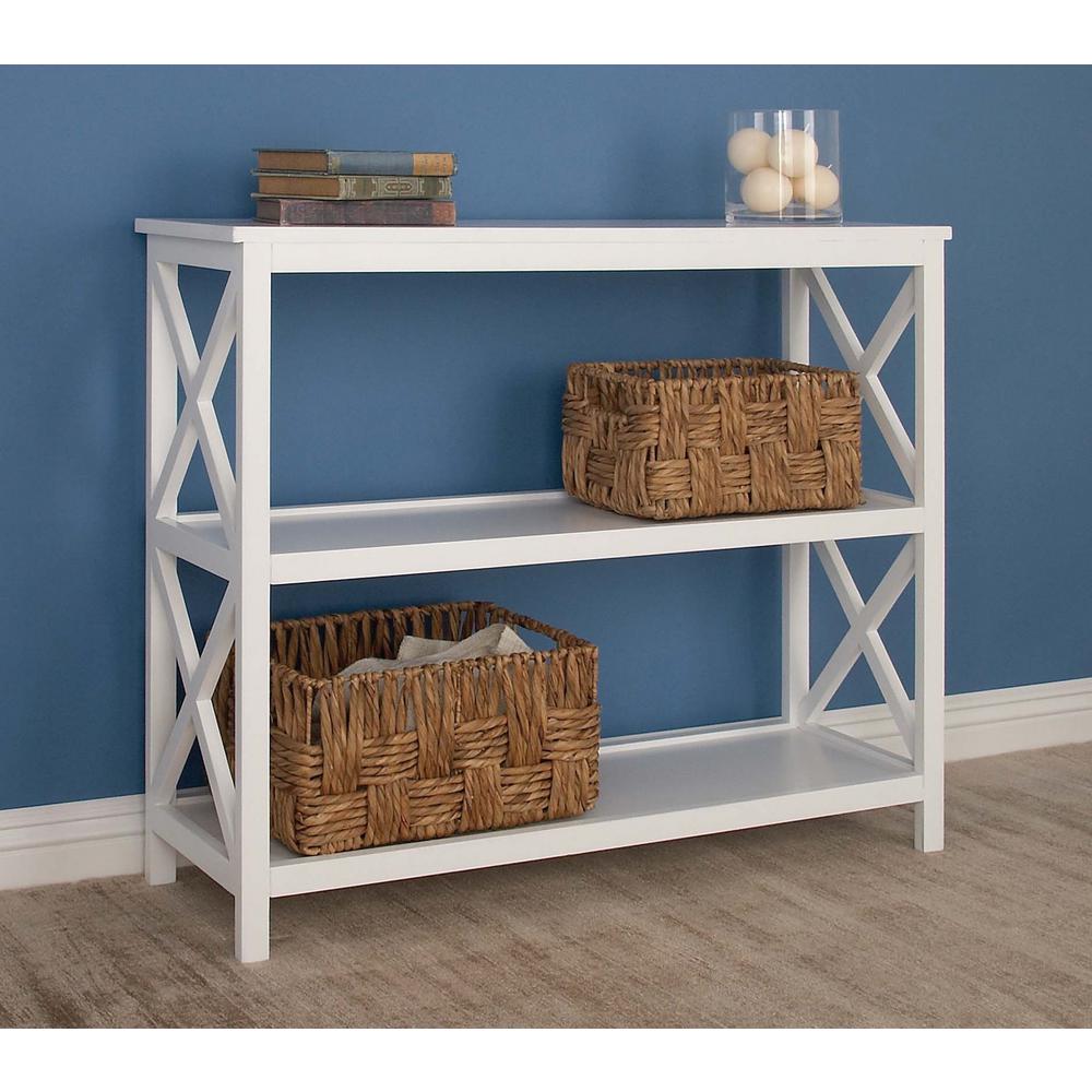Bohemian Shelving Storage Organization The Home Depot 3 Tier Wooden Shelving Unit In White
