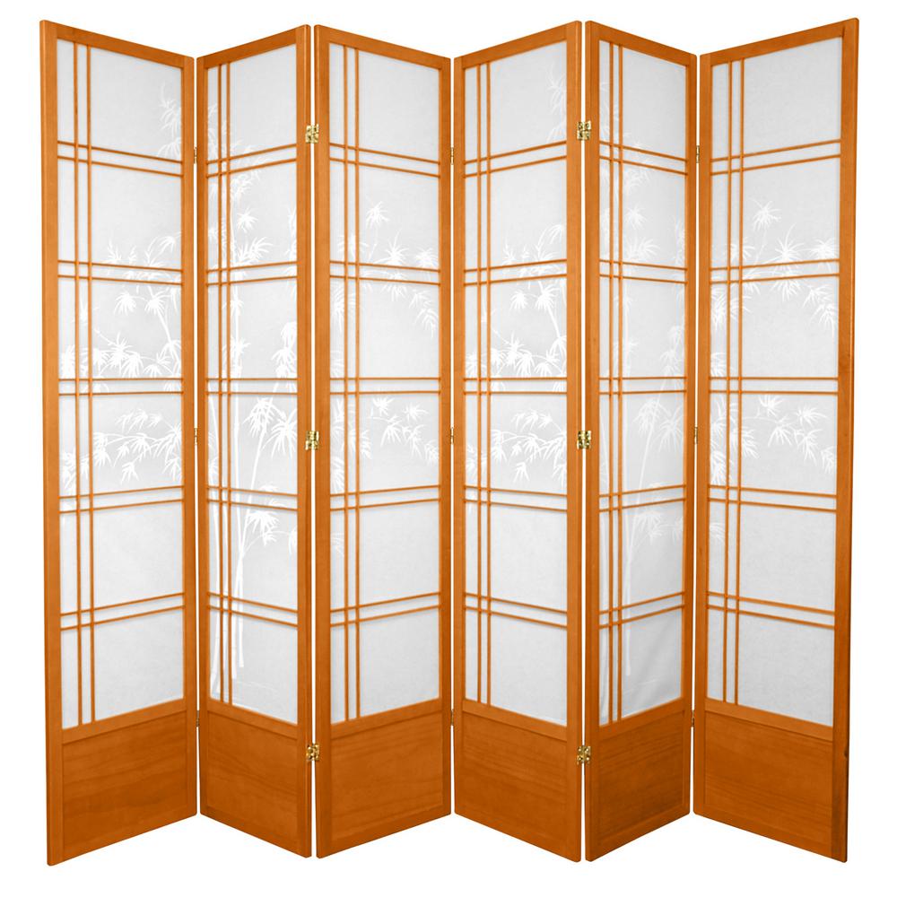 Oriental Furniture 7 Ft Honey 6 Panel Room Divider 84dxbt Hon 6p The Home Depot - Wall Dividers Home Depot Oriental Furniture 7 Ft Honey 6 Panel Room Divider 84dxbt Hon 6p The Home Depot - Wall Dividers Home Depot