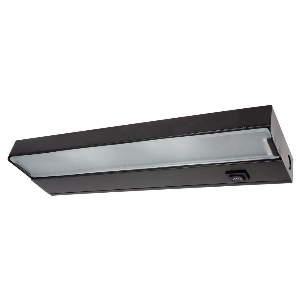12 5 In Xenon Black Low Profile Under Cabinet Light Fixture 10351bk Xenon Black Low Profile Under Cabinet Light Fixture