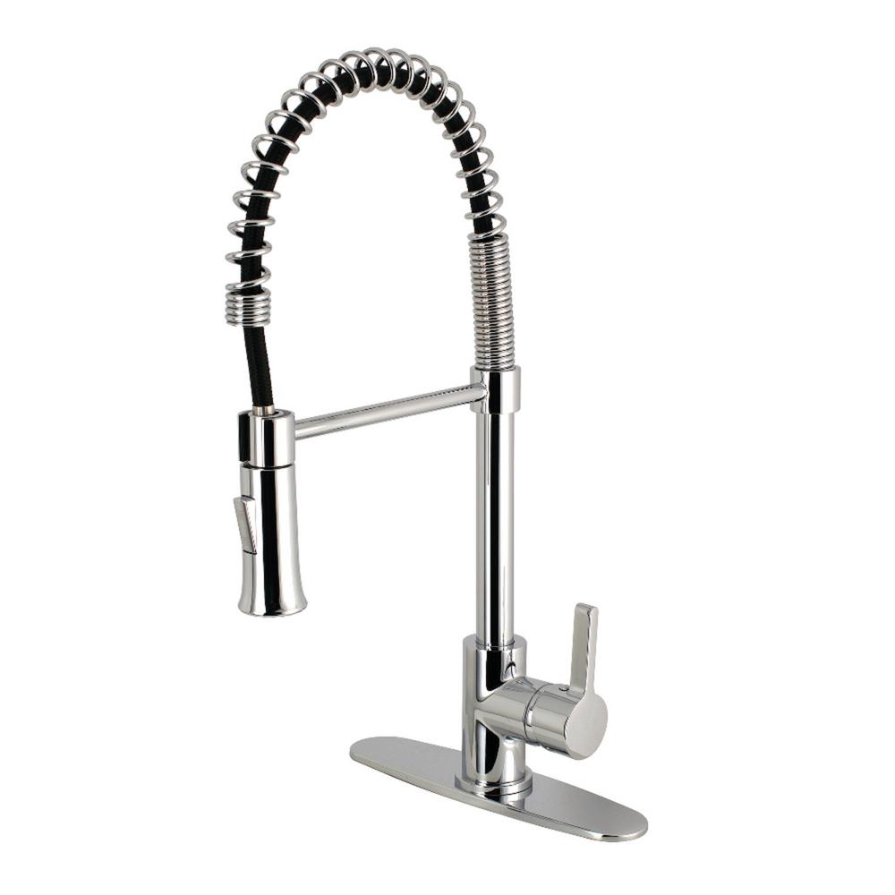 Kingston Brass Continental SingleHandle PullDown Sprayer Kitchen