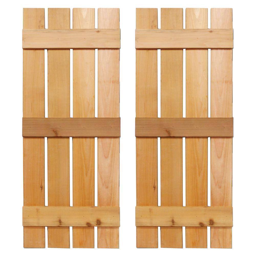 Design Craft Millworks 15 In X 39 Baton Ed Board And Batten Design Craft Millworks 15 In X 39 Baton Ed Board And Batten Shutters