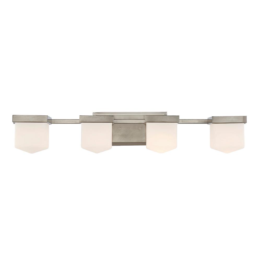 Thomas Lighting Haven 4Light Satin Pewter Bath LightTV0017741 The
