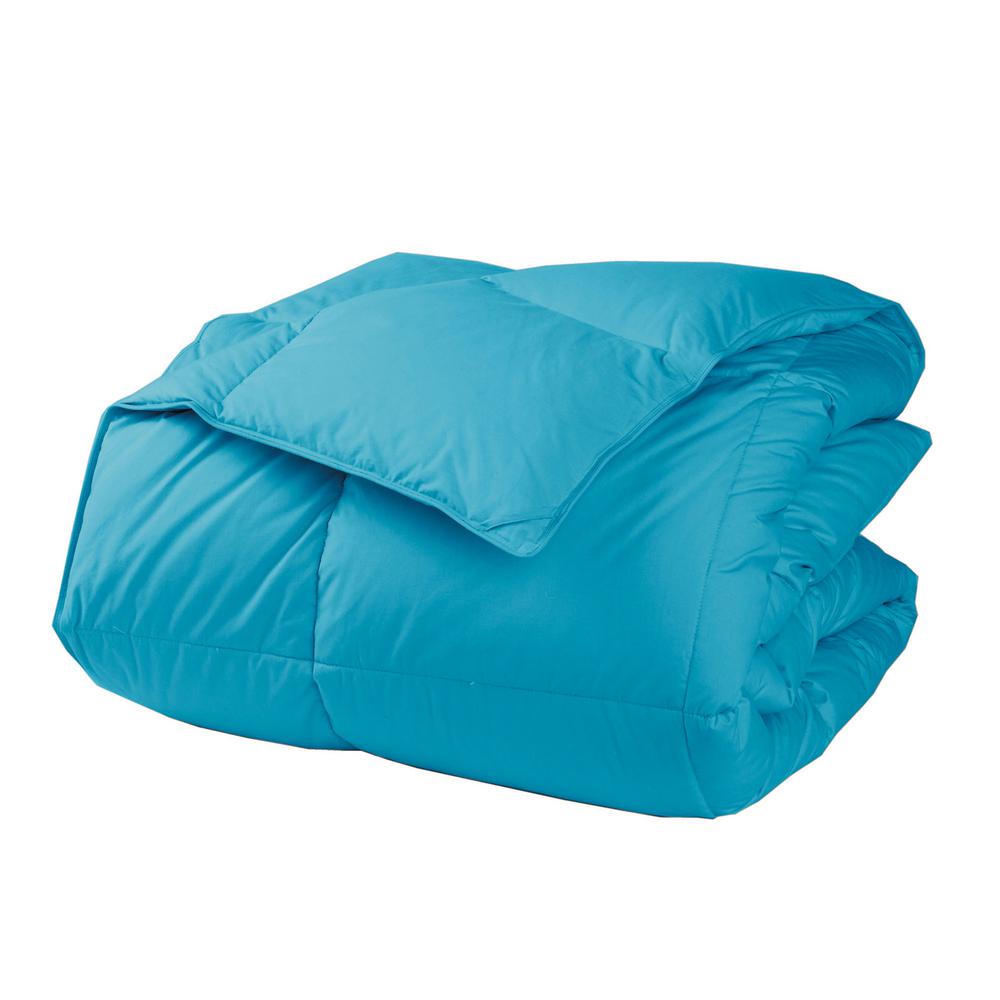 The Company Store Lacrosse Medium Warmth Turquoise Queen Down