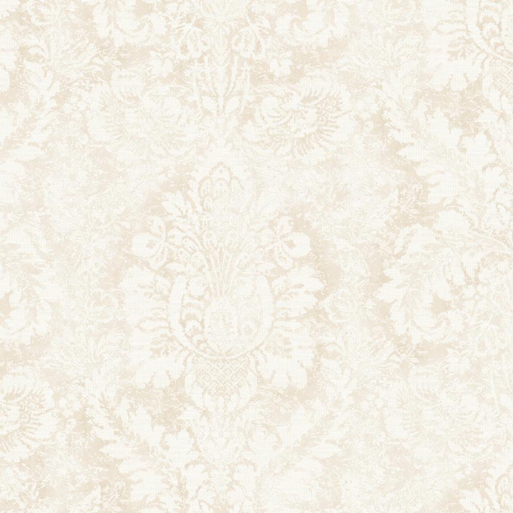 Norwall Canvas Damask Wallpaper-SD36100 - The Home Depot