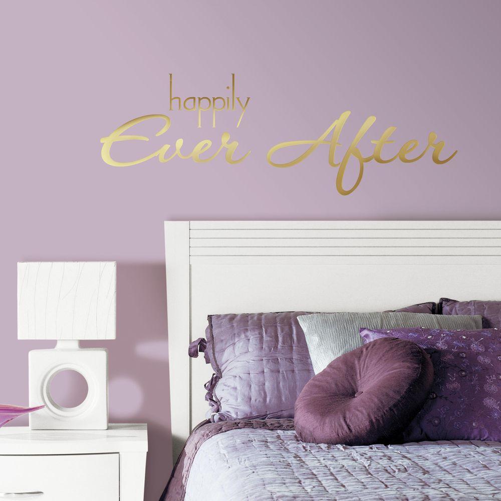 5 In X 11 Happily Ever After E 8 Piece L And Stick Wall Decal