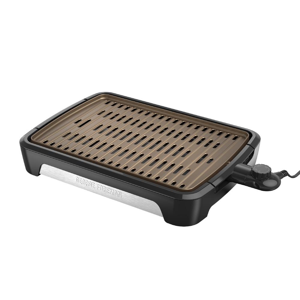 Black Smokeless Grill 172 sq. in. Nonstick Coating