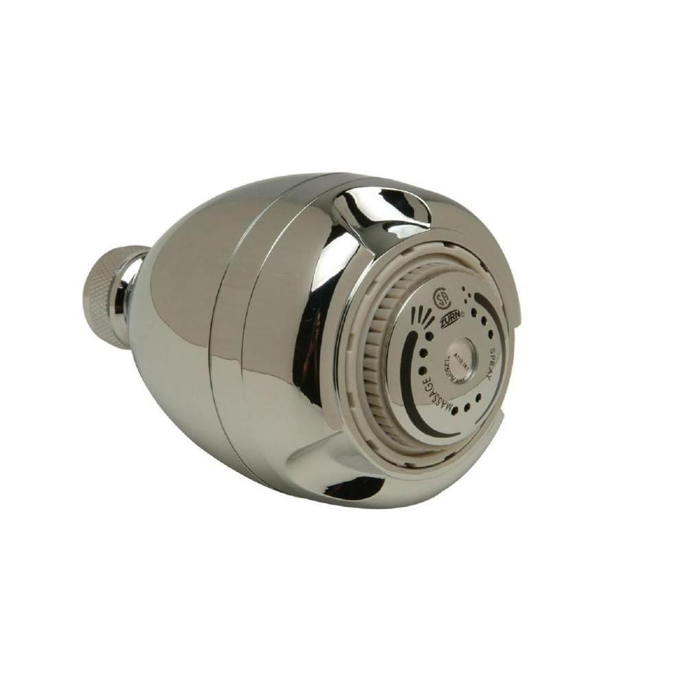 UPC 670240651876 product image for Zurn 1-Spray 2.6 in. Single Wall Mount Fixed Adjustable Shower Head in Chrome, G | upcitemdb.com