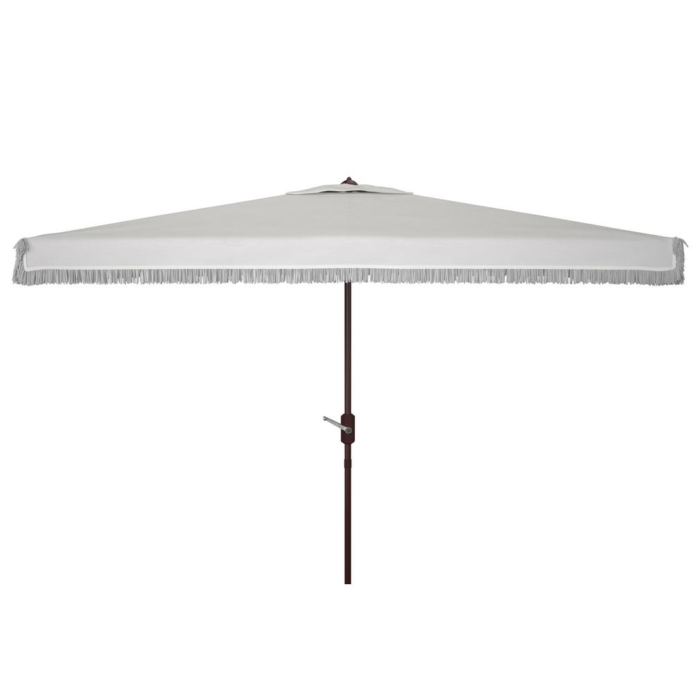 Safavieh Milan 10 Ft Market Tilt Patio Umbrella In White Pat8308c