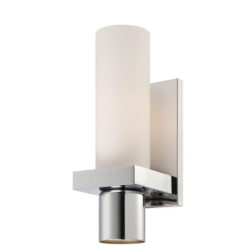 Eurofase Pillar Collection 2 Light Chrome Wall Sconce 23277 038 Pillar Collection 2 Light Chrome Wall Sconce