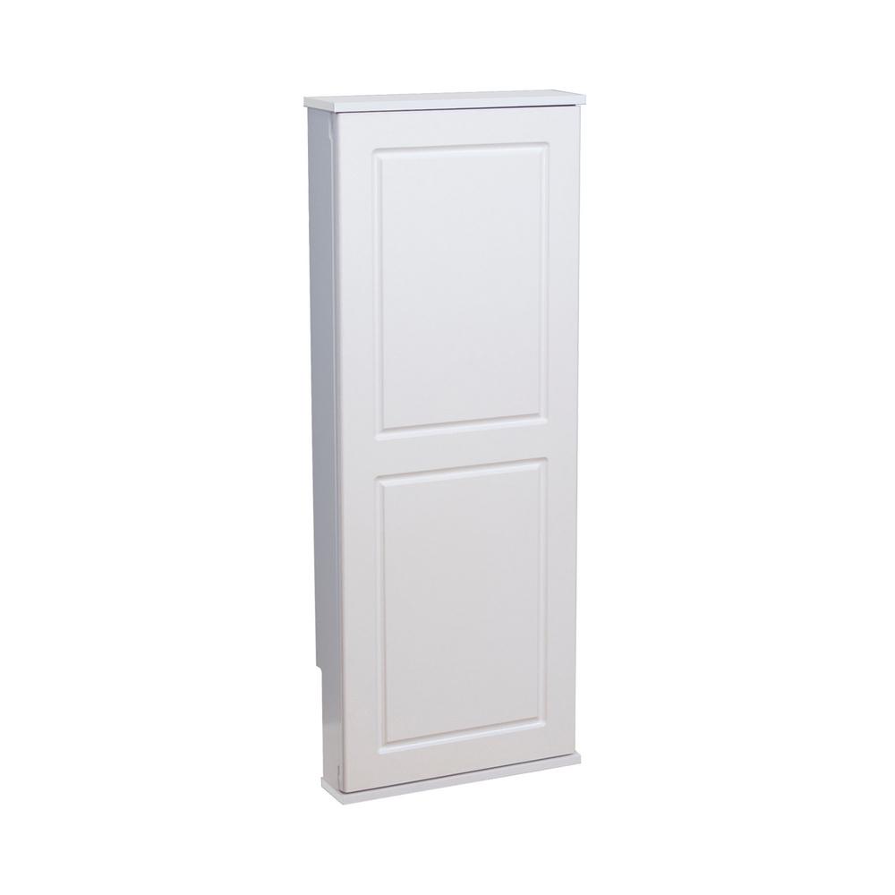 Iron A Way IAW-42 Economy Surface or Flush Mount Ironing Center Flat White Door