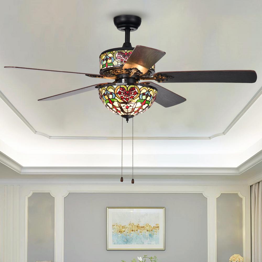 Warehouse Of Tiffany Ransoe 52 In Indoor Matte Black Ceiling Fan