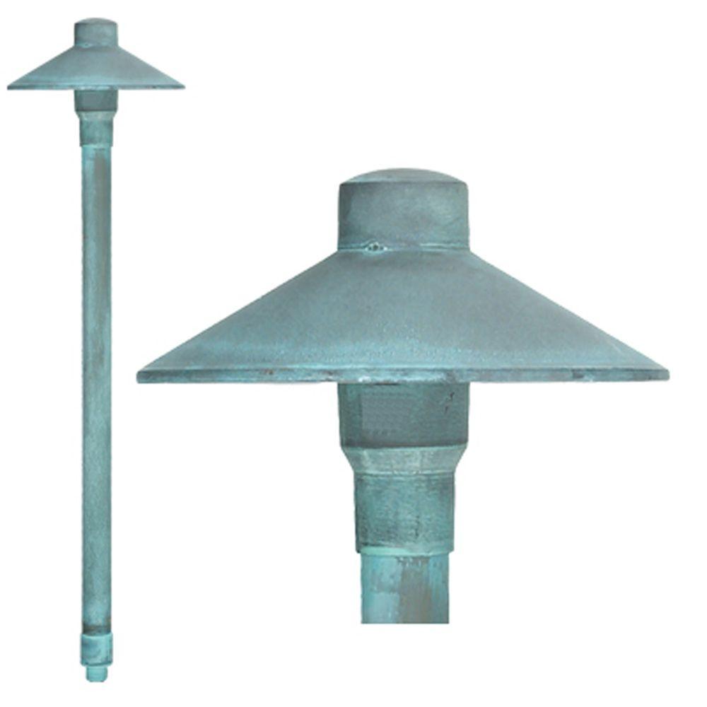 Led Path Lights Landscape Lighting The Home Depot 1 Light 35 Watt Low Voltage Verde Green Path
