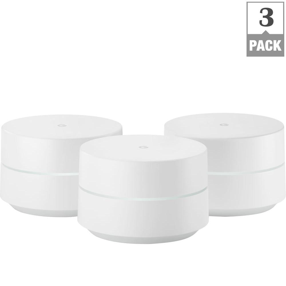 Google WiFi Router (3Pack)GA00158US The Home Depot