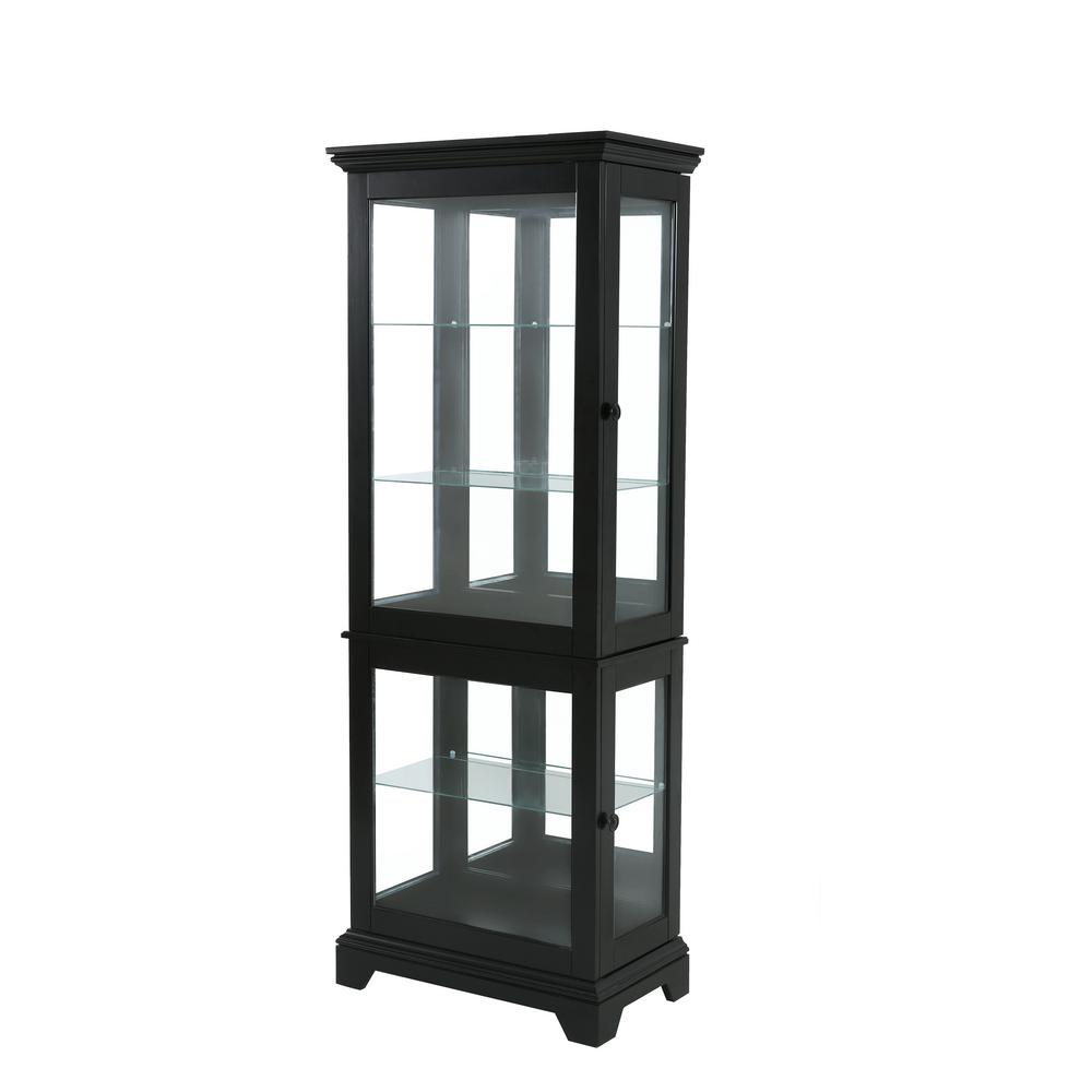 Powell Company Black Ledge Large Curio 15a7051 The Home Depot