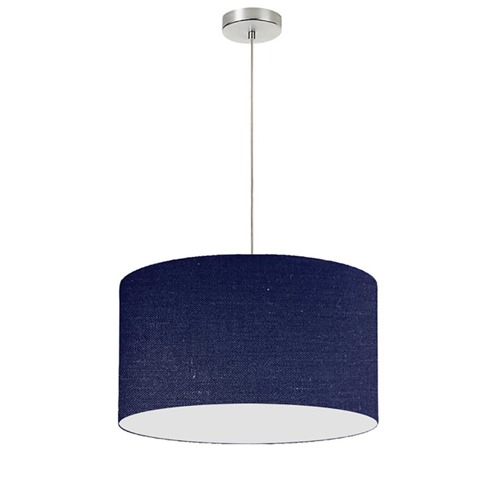 Filament Design 1 Light Navy Blue Pendant With Electroplated Steel