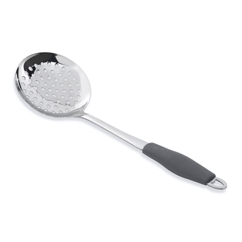 BergHOFF Studio Stainless Steel Strainer, Silver/Black
