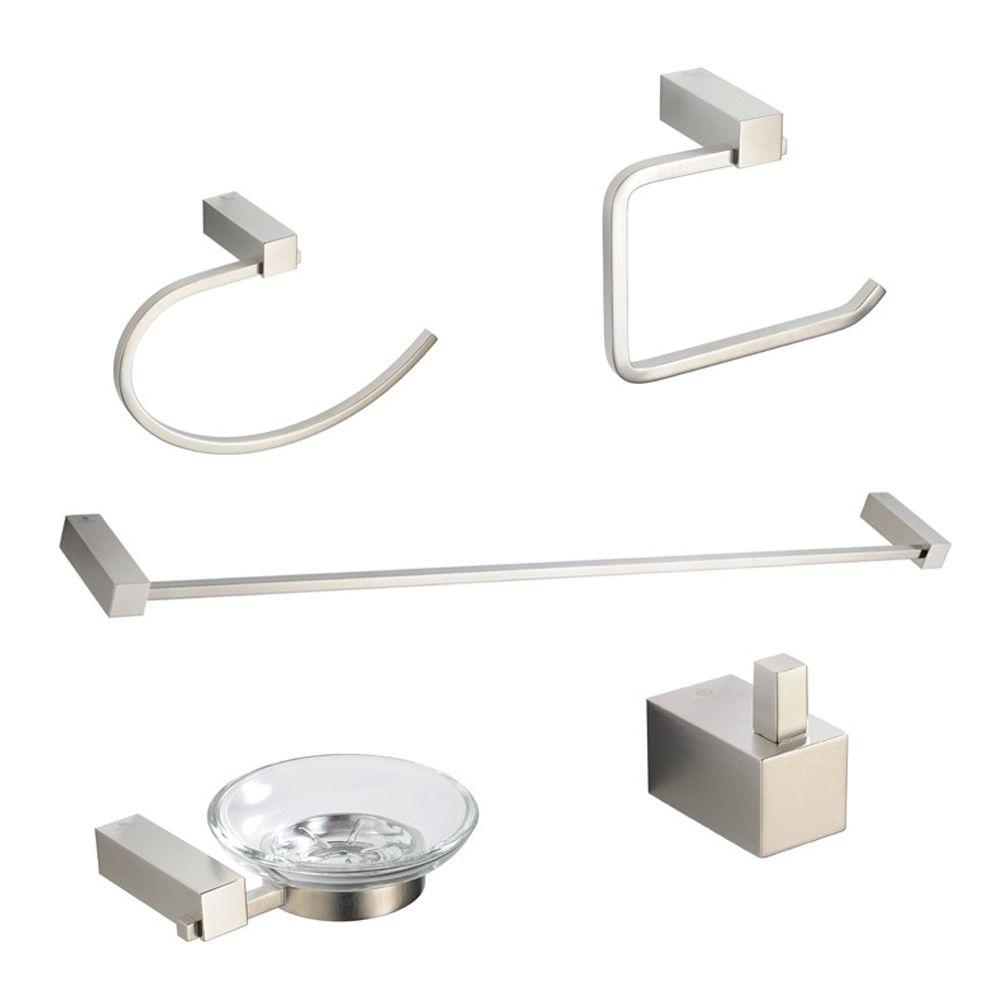 Fresca Ottimo Brass 5Piece Bathroom Accessory Set in