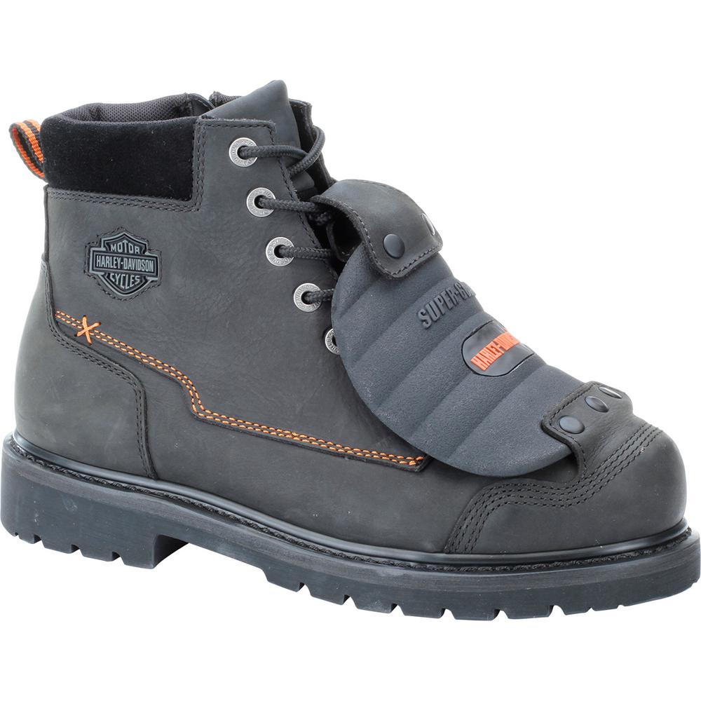 8.5 W Black Steel Toe Boot-D95055 
