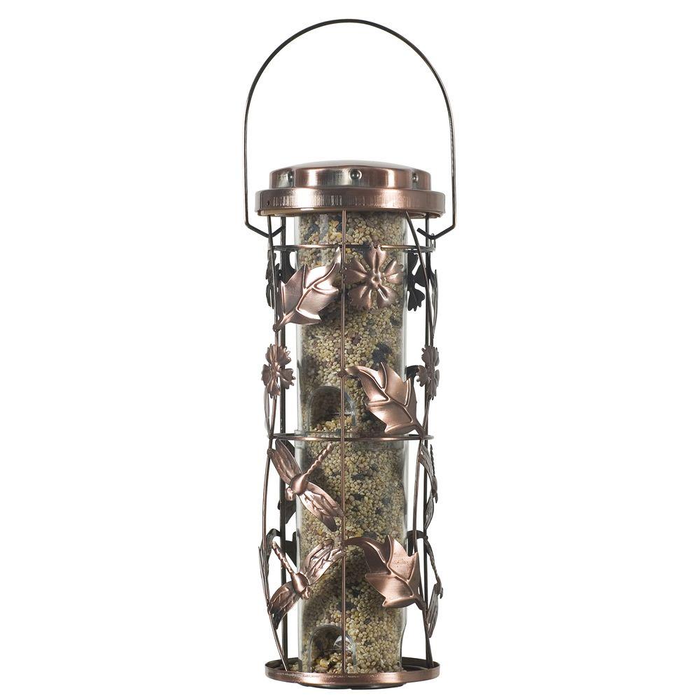 Perky Pet Copper Garden Hanging Bird Feeder 1 Lb Capacity 550