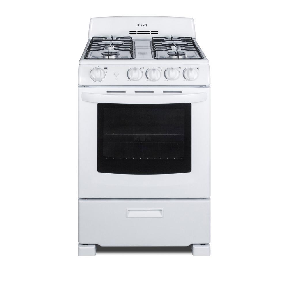 Summit Liance Gas Ranges The Home Depot 24 In