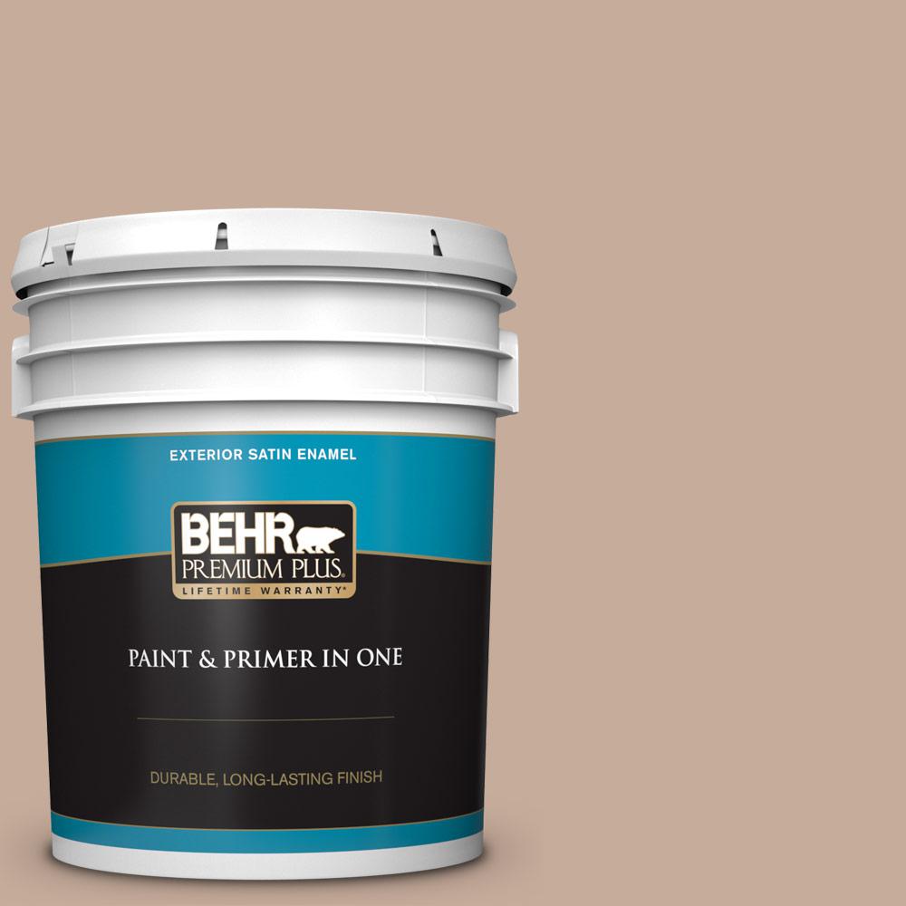 BEHR PREMIUM PLUS 5 gal. ECC571 California Stucco Satin BEHR PREMIUM PLUS 5 gal. ECC571 California Stucco Satin