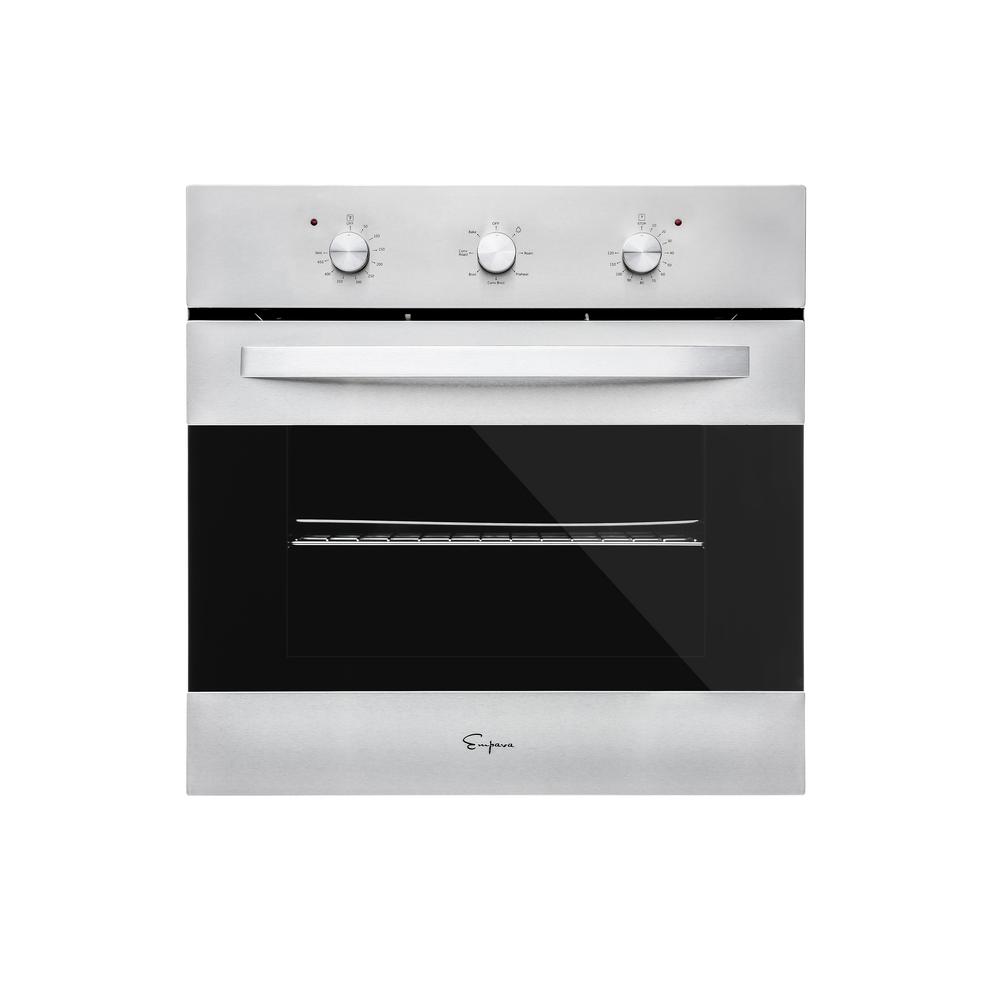 Empava 24 in. Convection Single Electric Wall Oven in Stainless SteelEMPV24WOB14 The Home Depot