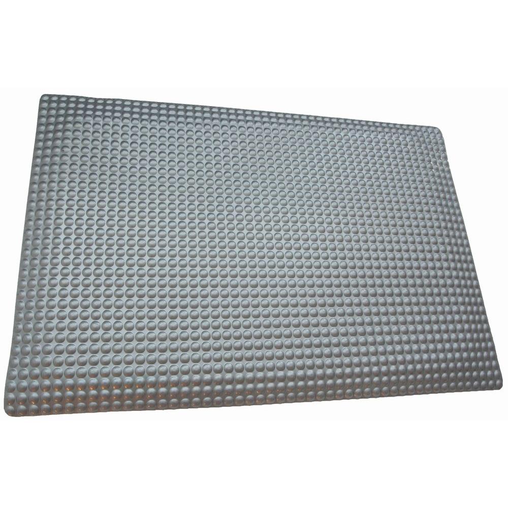Rhino AntiFatigue Mats Reflex Metallic Raised Domed Surface 24 in. x